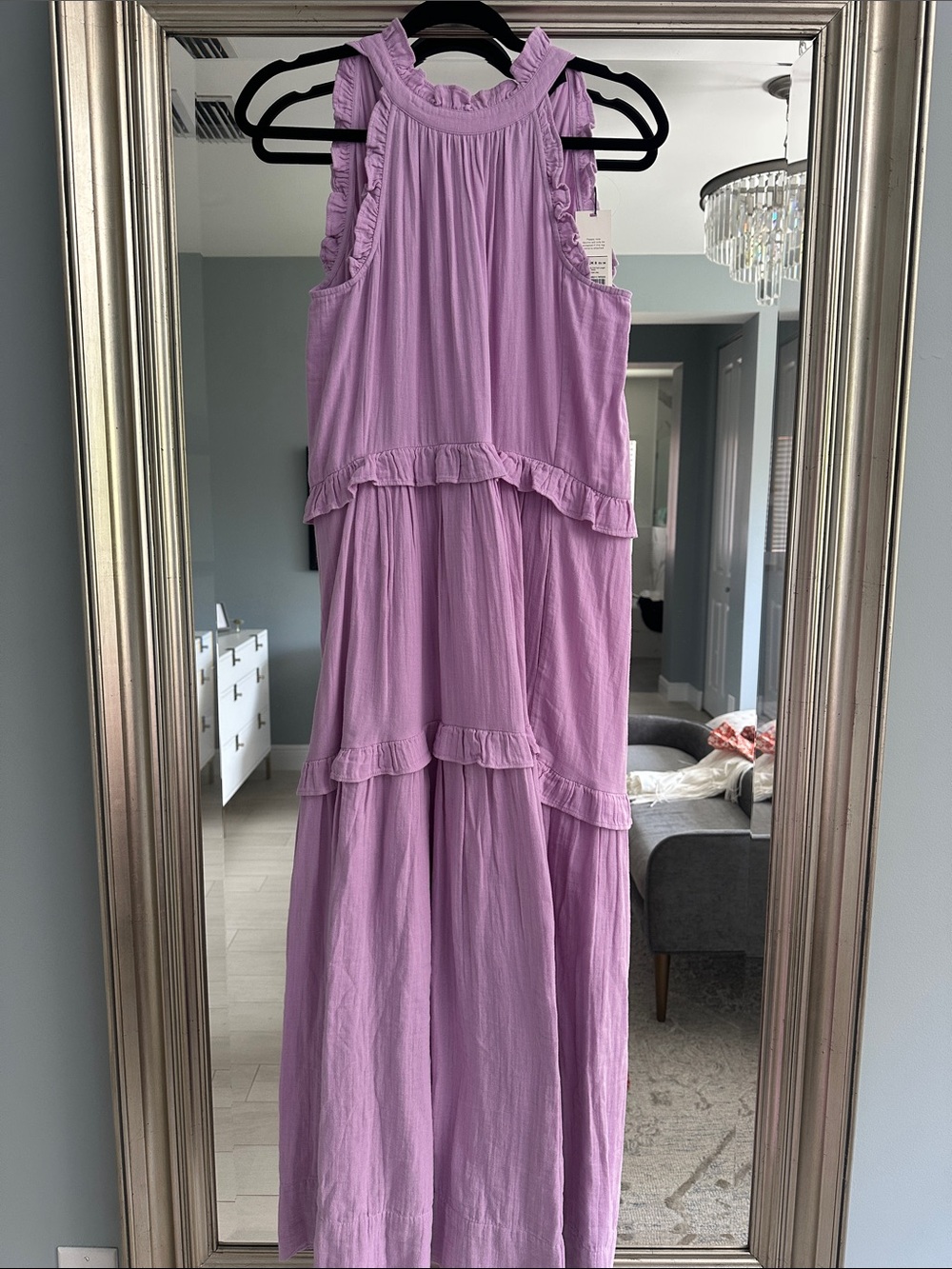 Me and Em lavender gauze maxi dress - Picture 3 of 5